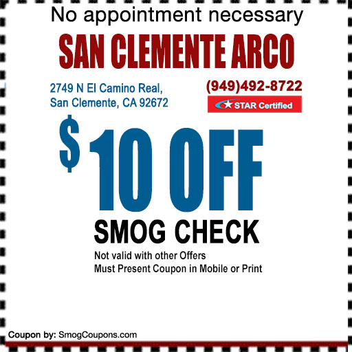 Smog Check Coupon